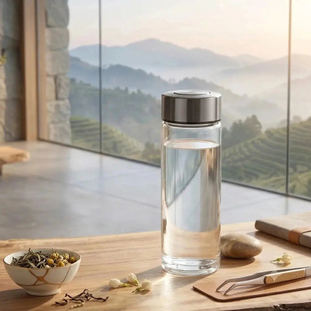 Premium Glass Container Jar with Stainless Steel Lid Scrollcart Qatar 