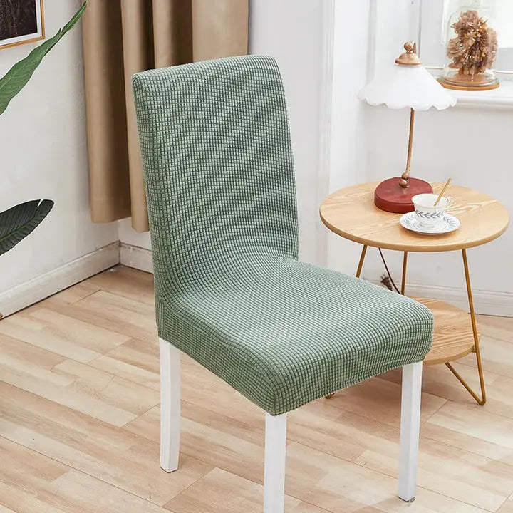 Premium Stretch Chair Covers Washable Dining Seat Slipcovers Scrollcart Qatar 