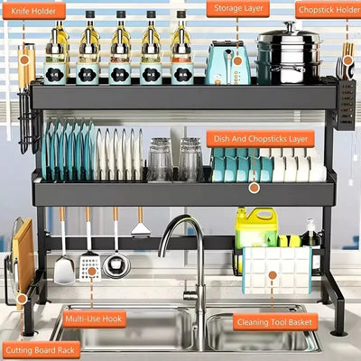 Product dimension - Sink Rack 2 layer