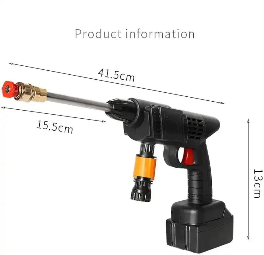 Product dimensions - Water Rechargeable powerful gun