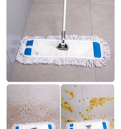 Professional Flat Cotton Mop - 135cm Metal Handle Qatar