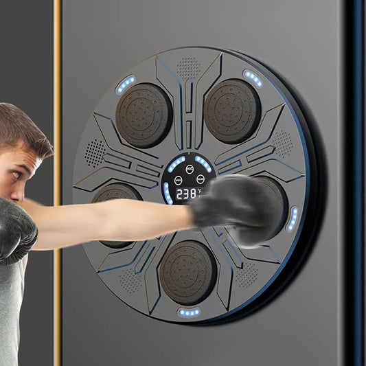 Music Boxing Machine-Interactive Musical Punching Pad with RGB Lights Scrollcart Qatar 