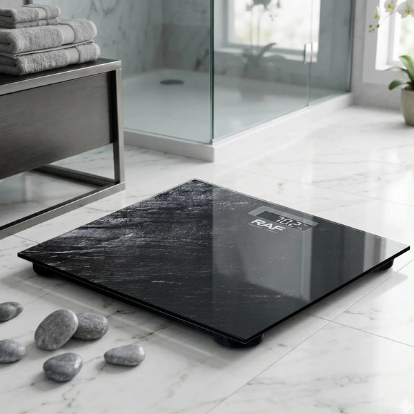 RAF 180kg Tempered Glass Digital Bathroom Scale Doha Qatar