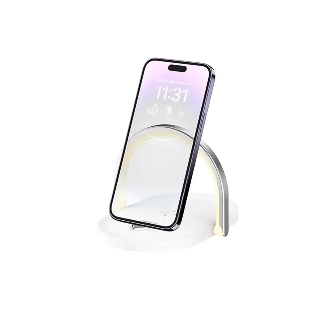 RECCI 3-in-1 Wireless Charger with Touch Light | Fast Qi Charging