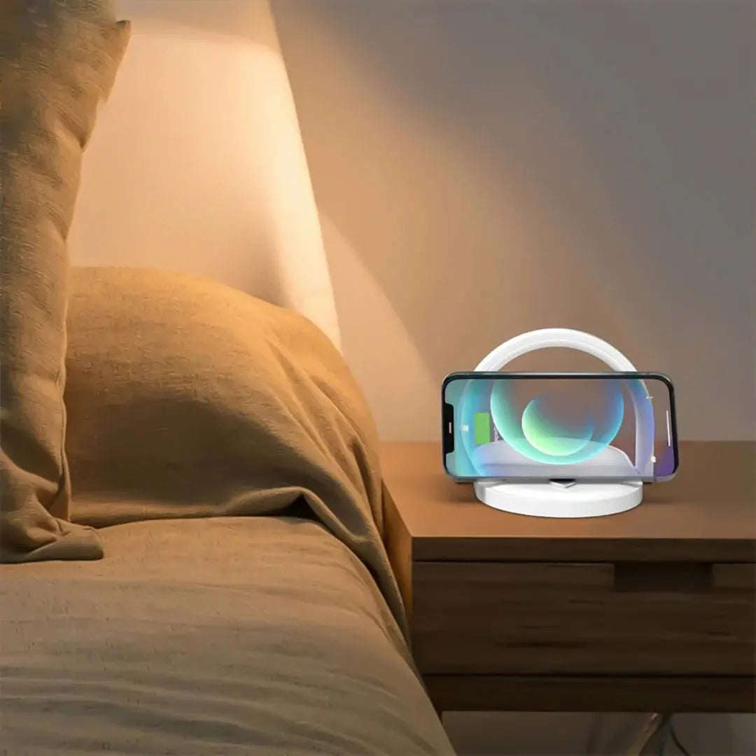 RECCI 3-in-1 Wireless Charger with Touch Light | Fast Qi Charging