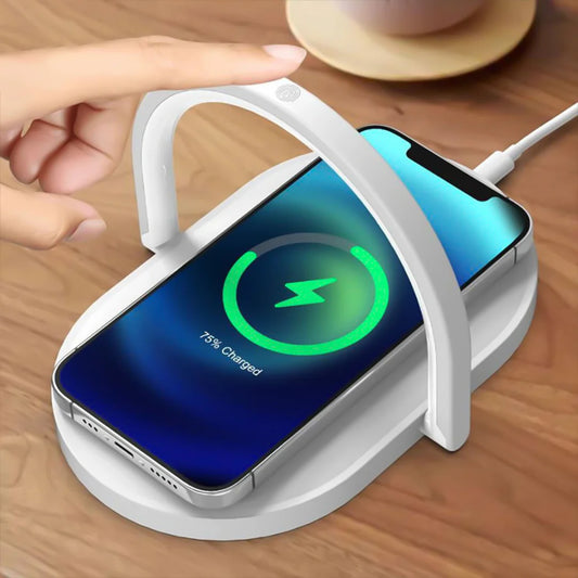 RECCI 3-in-1 Wireless Charger with Touch Light | Fast Qi Charging