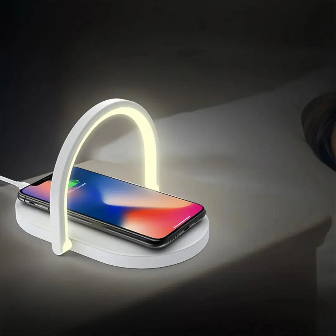 RECCI 3-in-1 Wireless Charger with Touch Light | Fast Qi Charging