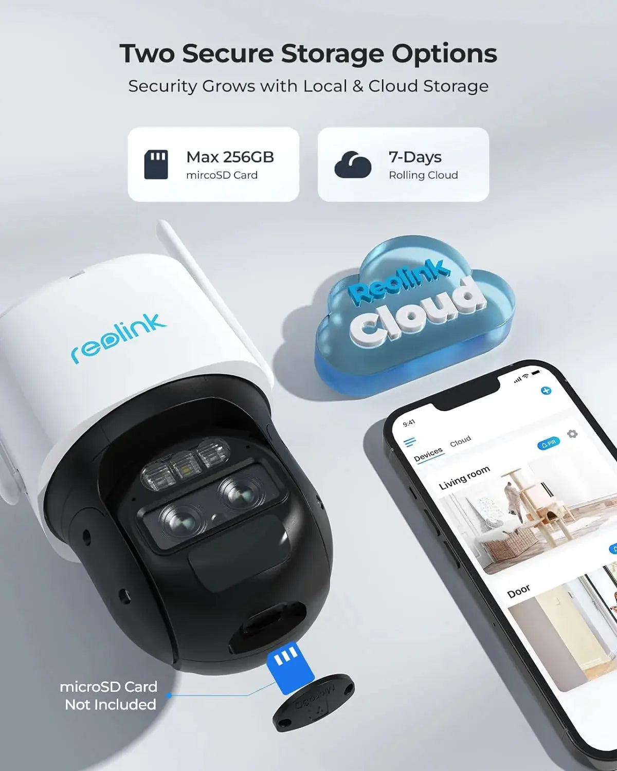 Buy Reolink Track Mix LTE Plus - 4G PTZ Security Camera Qatar