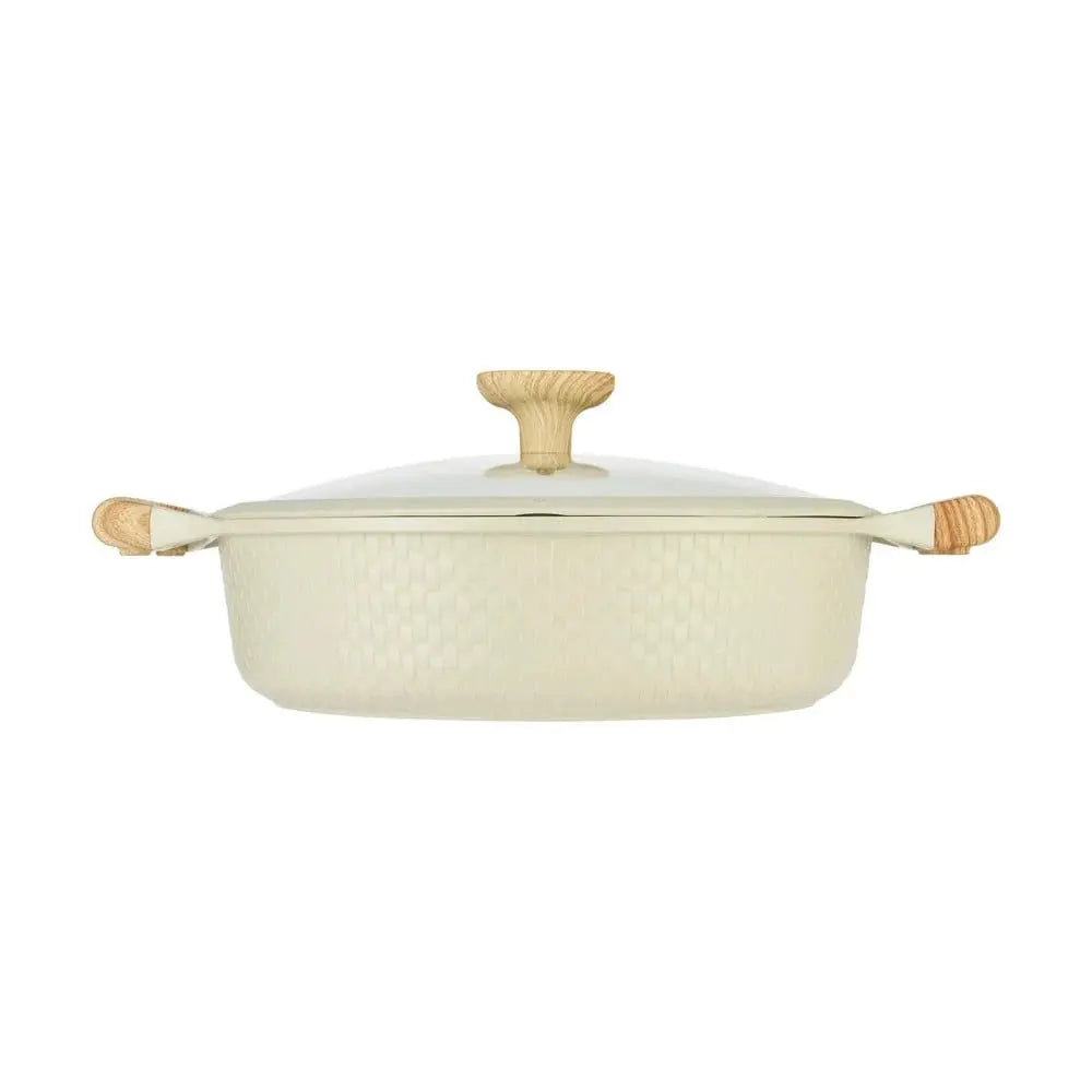 RESTO Beige 28cm Non-Stick Casserole 4.1L – Price Qatar