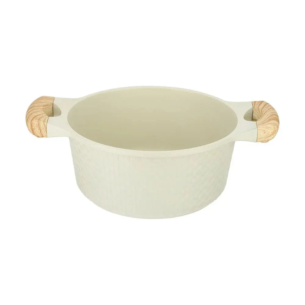 RESTO Beige Casserole 20cm – 2.4L Non-Stick Induction