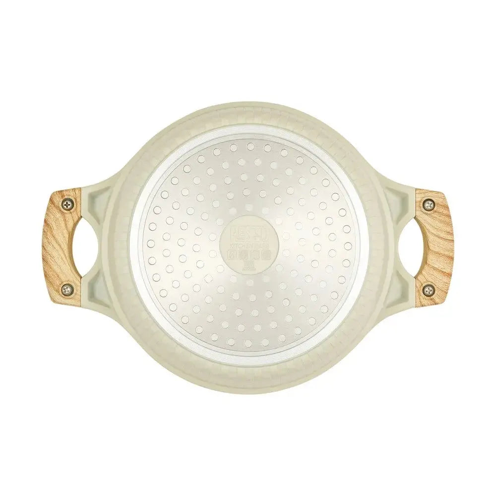 RESTO Beige Casserole 20cm – 2.4L Non-Stick Induction