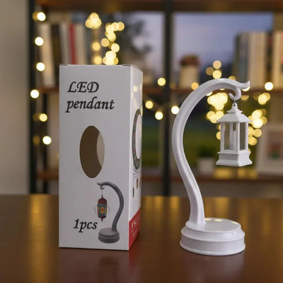 Ramadan Lantern with LED Candle - Elegant Decorative Light