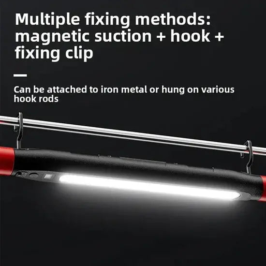 Rechargeable COB LED Work Light 2000mAh with Digital Display Scrollcart Qatar 