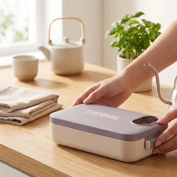 Rechargeable Electric Lunch Box – Cordless Self-Heating Lunchbox Scrollcart Qatar 