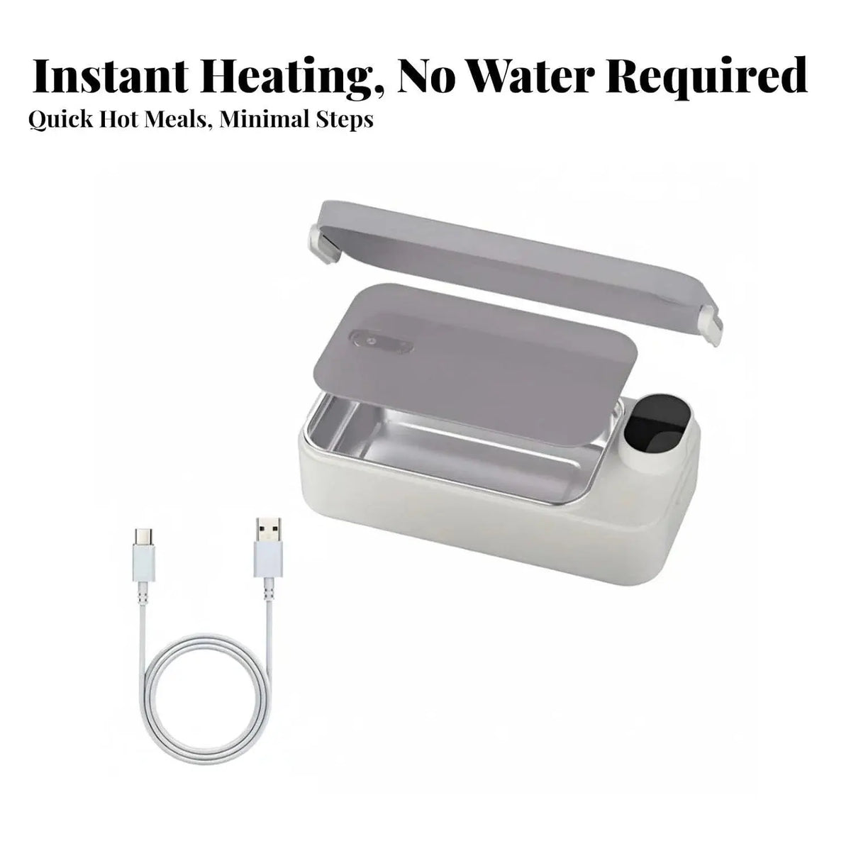 Rechargeable Electric Lunch Box – Cordless Self-Heating Lunchbox Scrollcart Qatar 