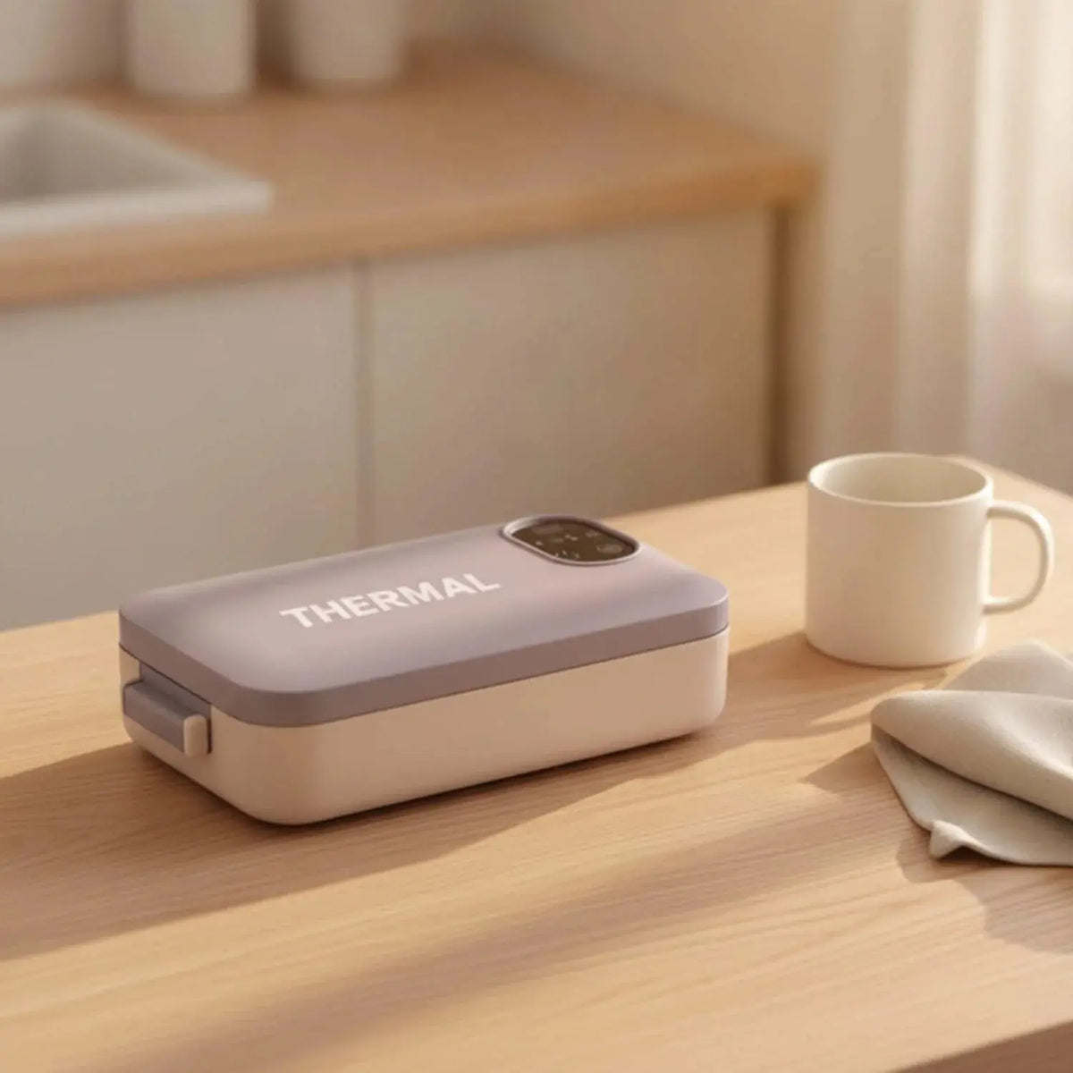 Rechargeable Electric Lunch Box – Cordless Self-Heating Lunchbox Scrollcart Qatar 