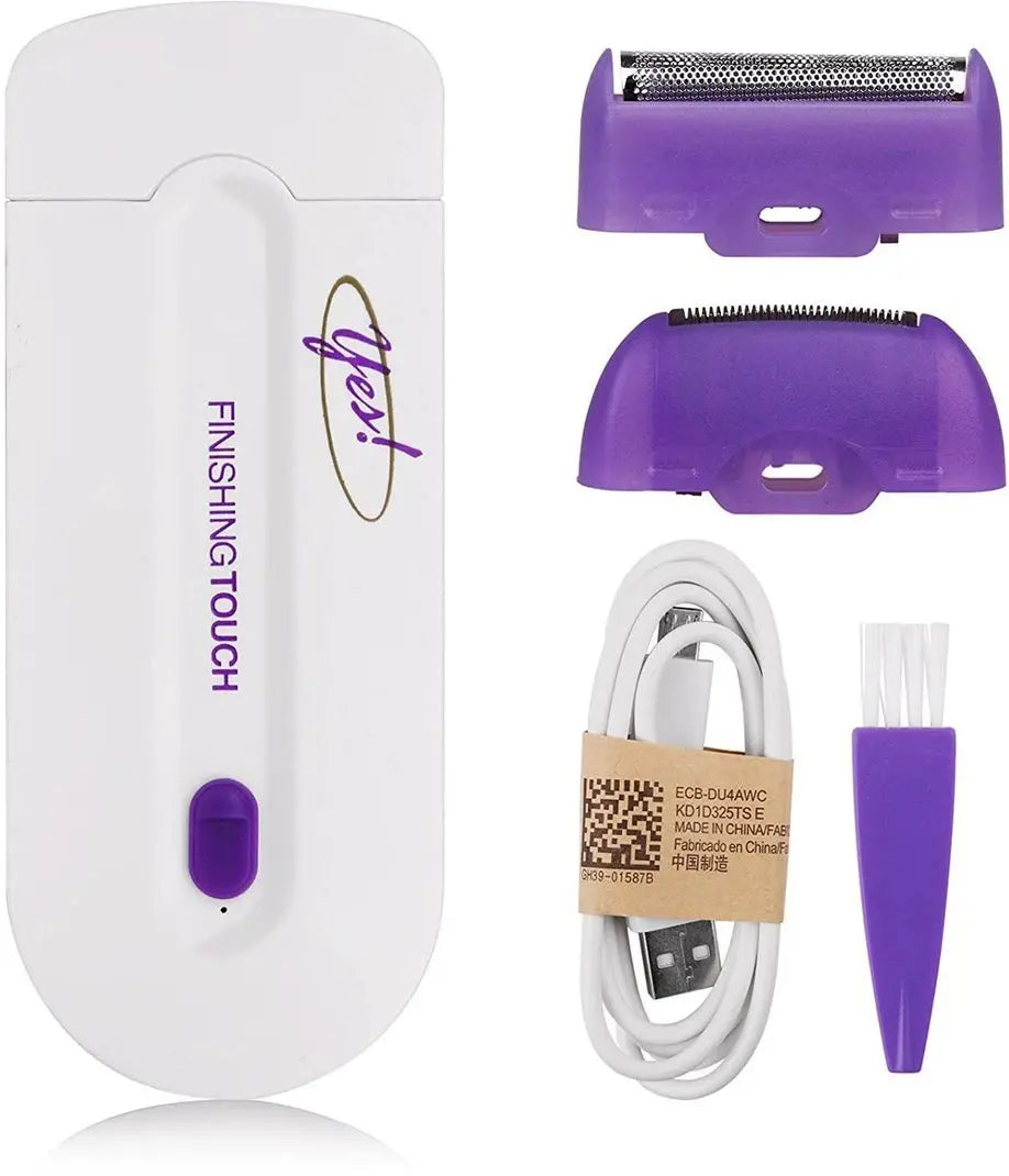Rechargeable Mini Facial Hair Remover - Painless Trimmer Scrollcart Qatar 