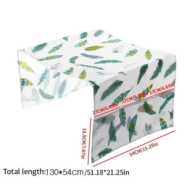 Best Quality Top Cloth Cover with Side Storage Bag for Refrigerator and Washing Machine - Scrollcart Qatar