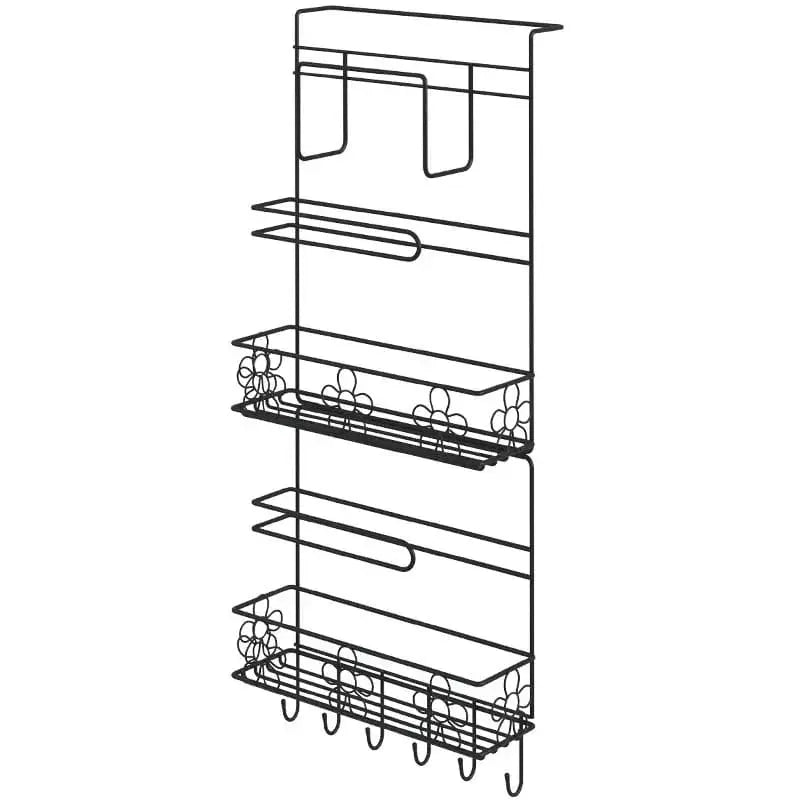 Refrigerator Side Hanging Rack - white plain Background