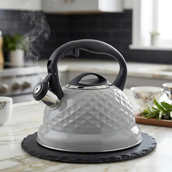 Resto Almaaz 3L Whistling Kettle Stainless Steel Doha Qatar