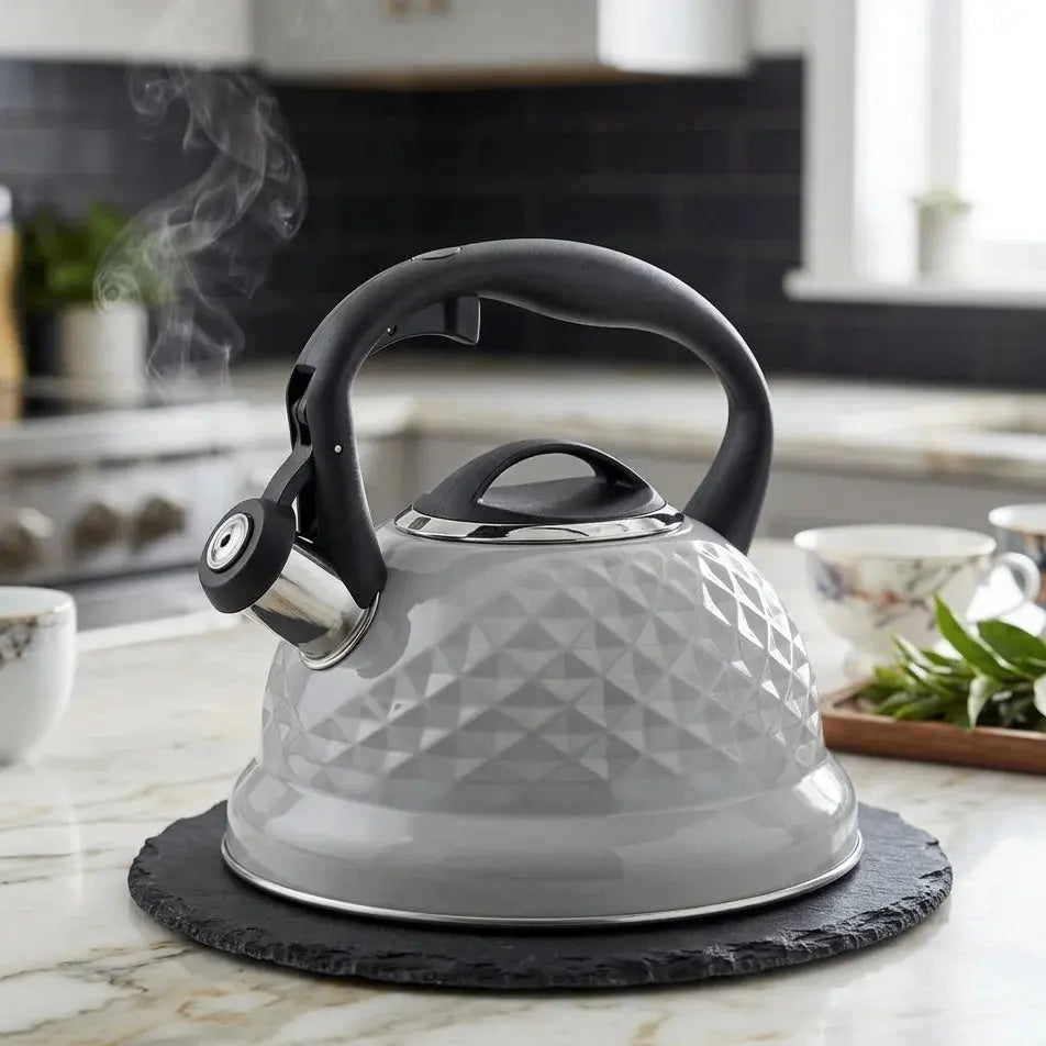 Resto Almaaz 3L Whistling Kettle Stainless Steel Doha Qatar