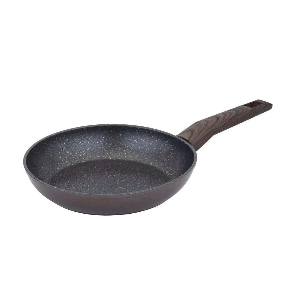 Fry pan : Resto Carina  Non-Stick Deep Frypan with Wooden Soft Touch Handle - Scrollcart Qatar