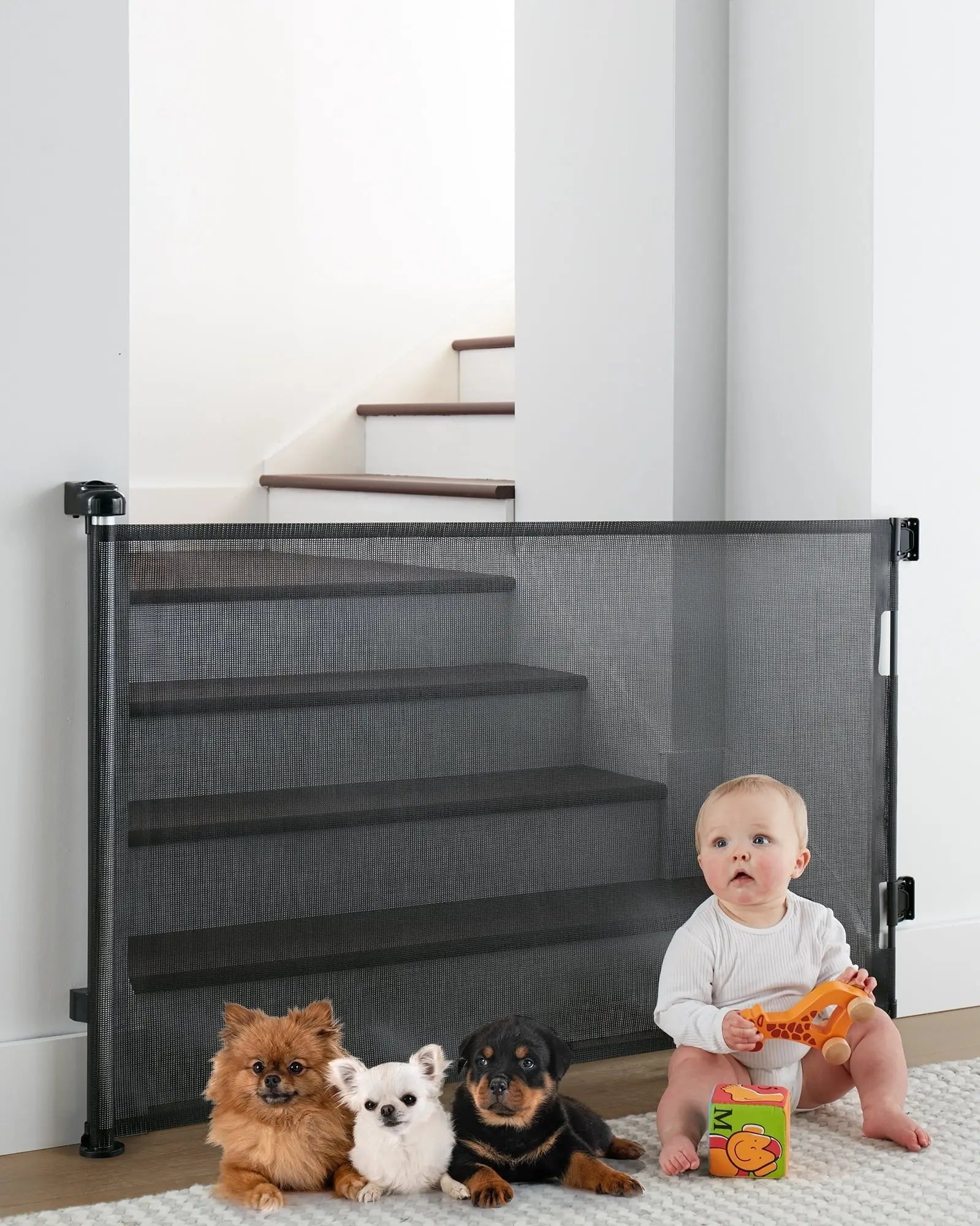Buy Retractable Baby Safety Gate for Stairs & Doors in Qatar