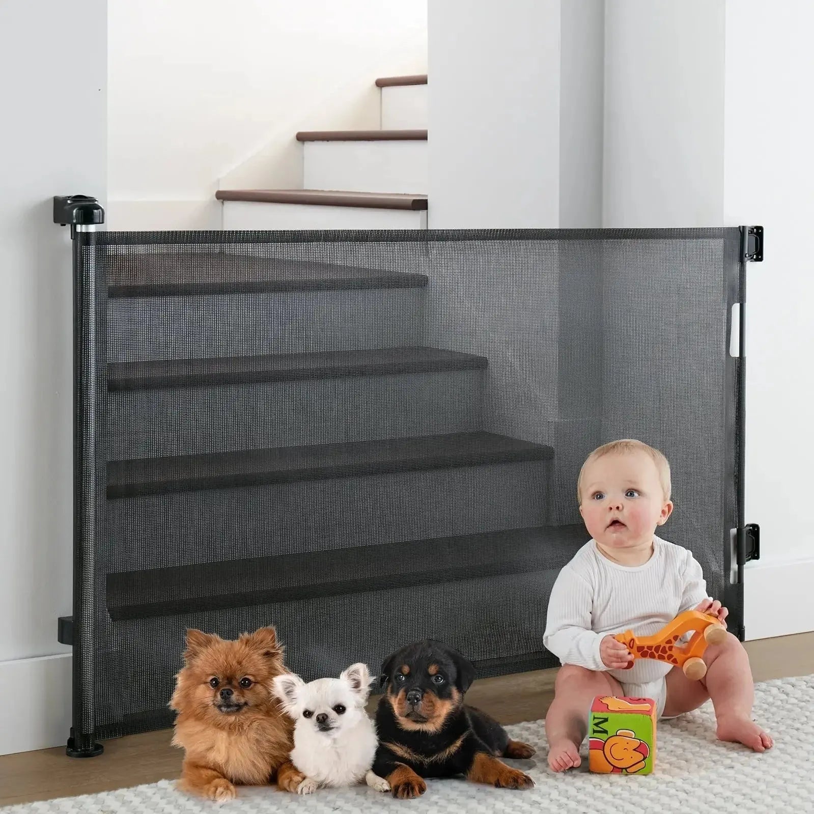 Buy Retractable Baby Safety Gate for Stairs & Doors in Qatar
