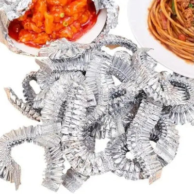 Reusable Aluminum Foil Elastic Food Wrap Covers Scrollcart Qatar 