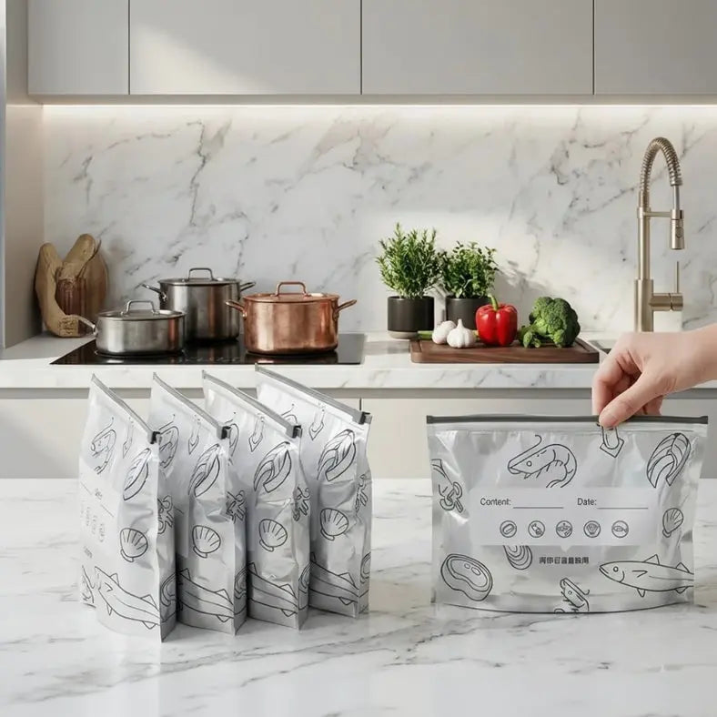 Reusable Aluminum Foil Food Storage Bags Airtight Qatar