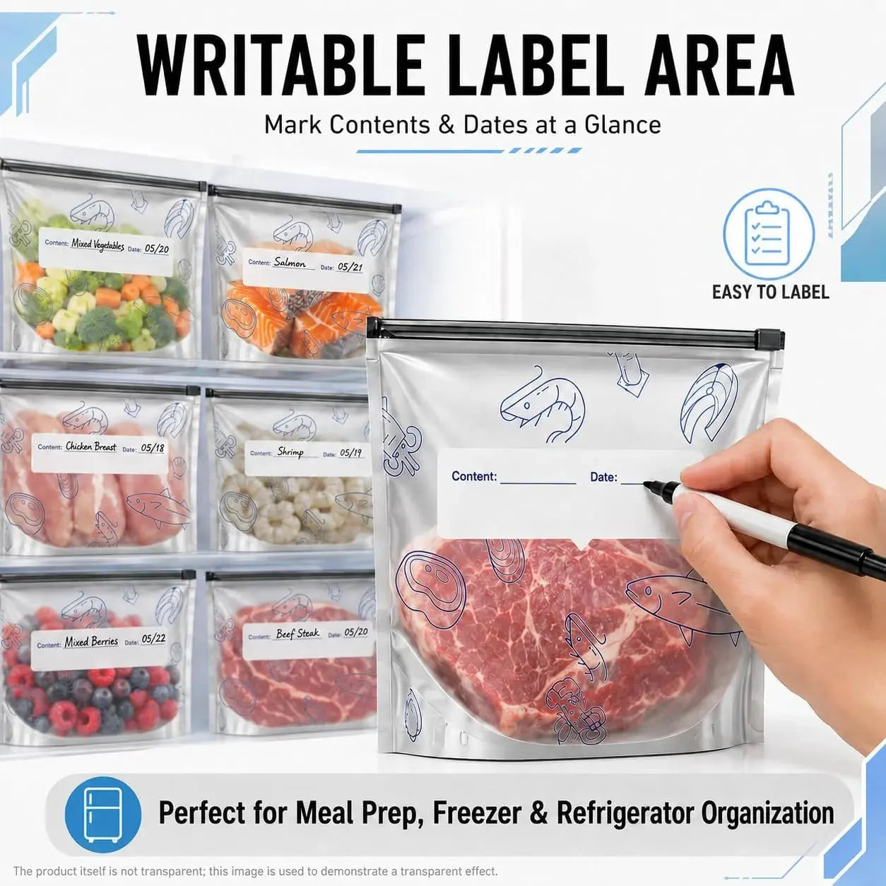 Reusable Aluminum Foil Food Storage Bags Airtight Qatar