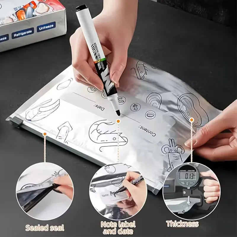 Reusable Aluminum Foil Food Storage Bags Airtight Qatar