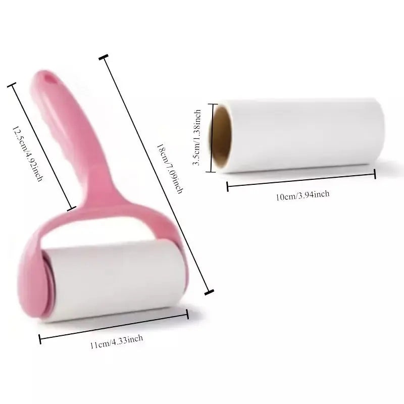 Reusable Lint Remover - Sticky Lint Roller -  with 6 Extra Refills 3