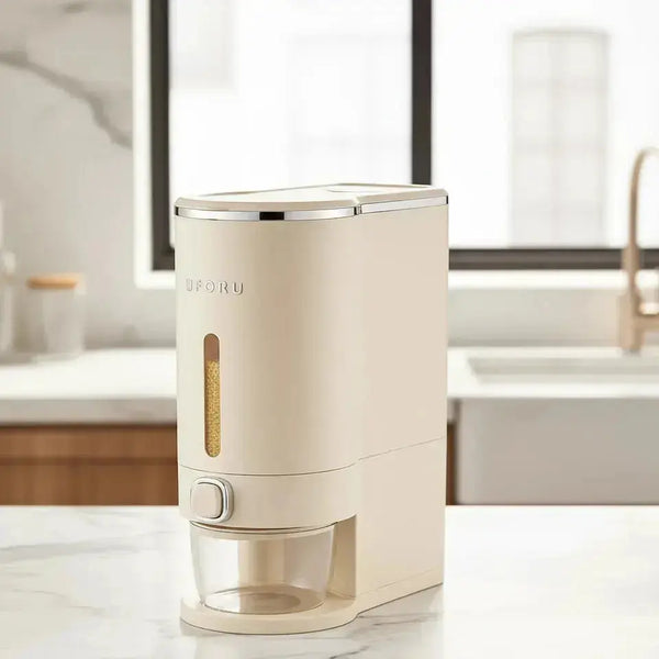 Rice Storage Container – Airtight Fresh-Keeping Dispenser Box 10Kg Scrollcart Qatar 