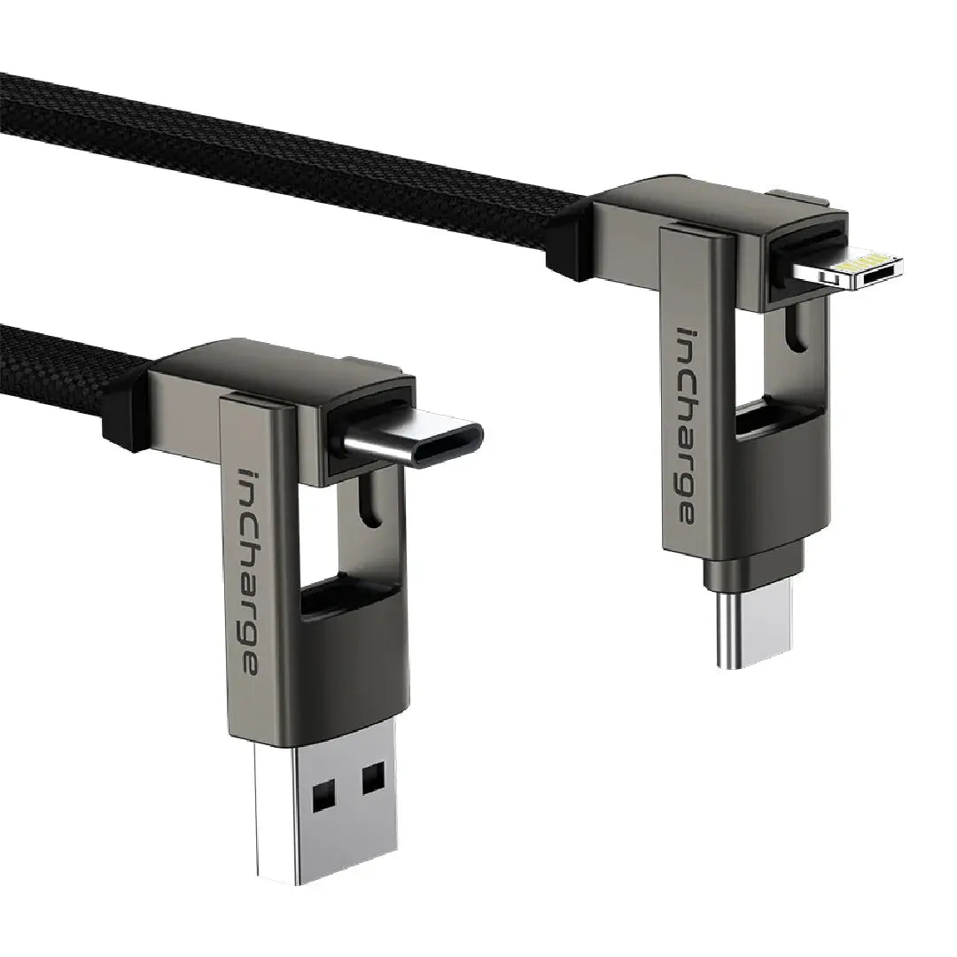 Rolling Square InCharge®6 Moon 1.5M 6-in-1 fast Charging Cable