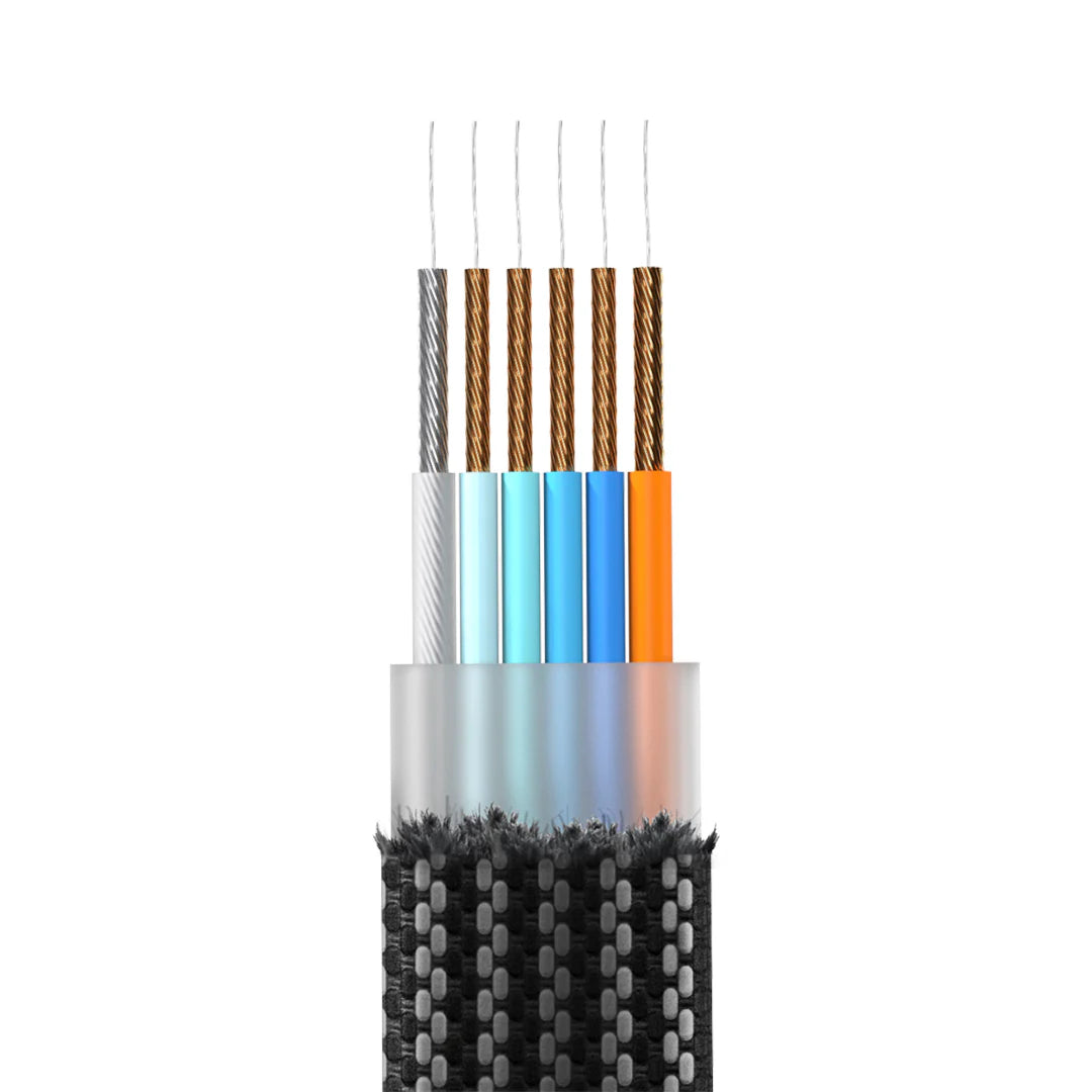 Rolling Square InCharge X 6-in-1 Charging Cable - multi-Fast 100W Charging