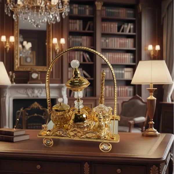 Royalty Scent – Luxury Golden Royal Incense Set Qatar