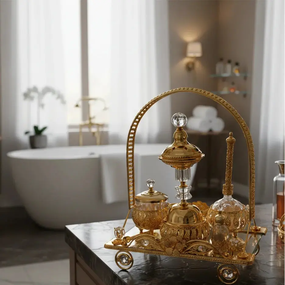 Royalty Scent – Luxury Golden Royal Incense Set Qatar