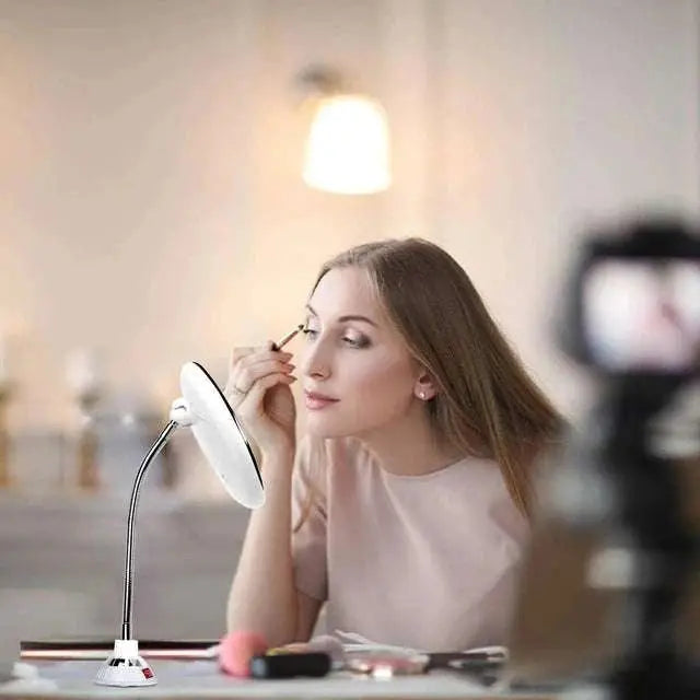 10x Zoom LED Flexible - Makeup Mirror - Scrollcart Qatar