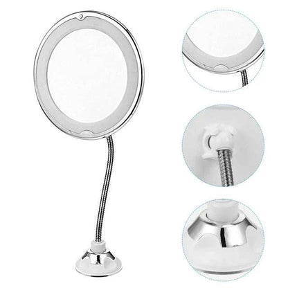 10x Zoom LED Flexible - Makeup Mirror