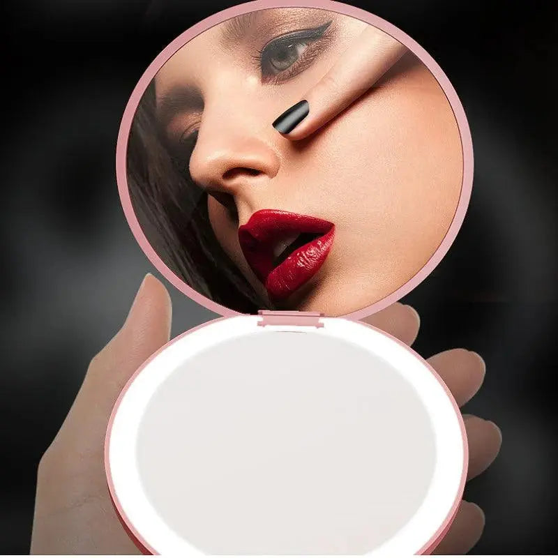 Led Pocket Mirror lady