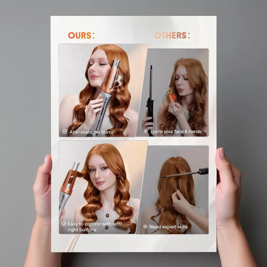 Automatic Curling Iron 1 Inch Hair Curler Price Doha Qatar