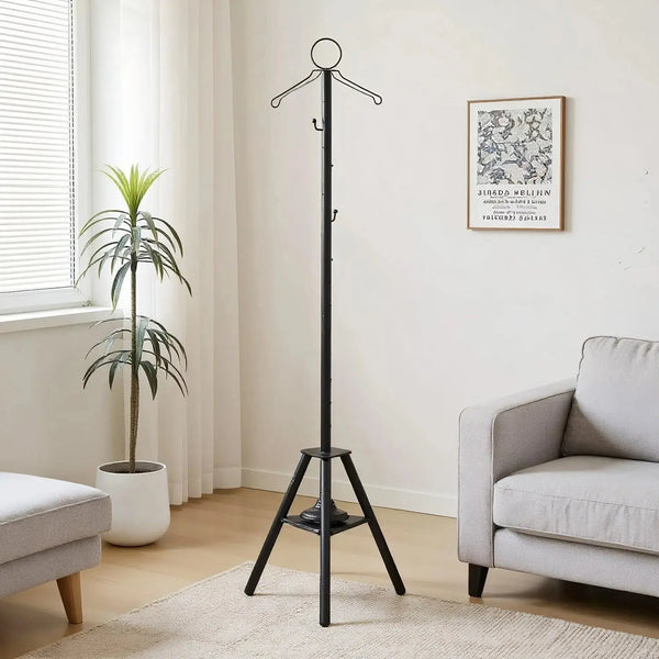 SKY-TOUCH 185cm Clothes Incense Burner Stand -Black Scrollcart Qatar 