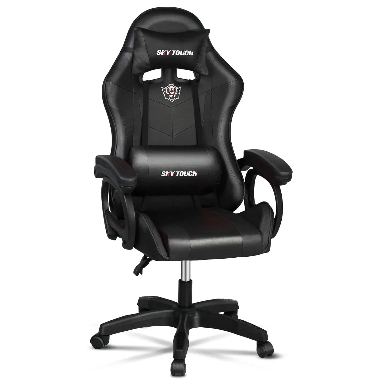 SKY-TOUCH Ergonomic Gaming Chair with Reclining Backrest and PU Leather in Doha Qatar