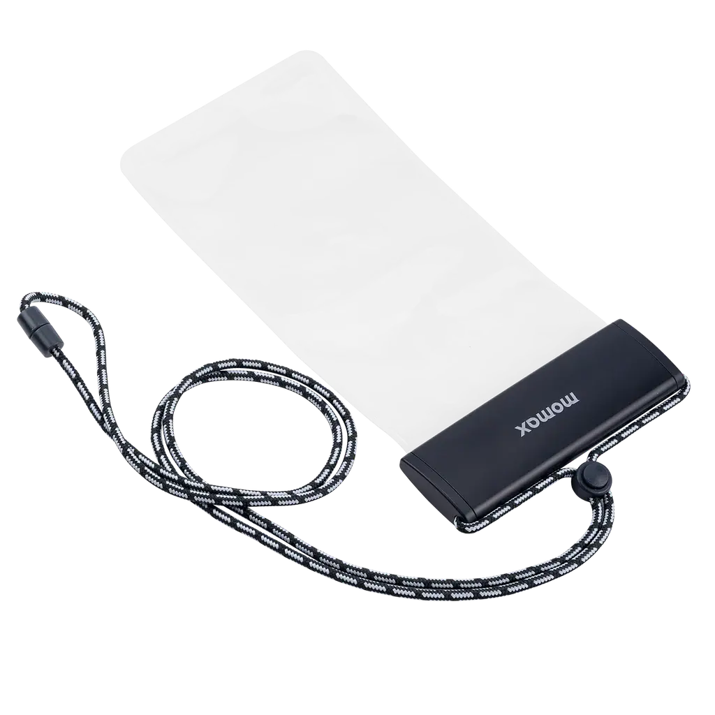 MOMAX Universal Waterproof Pouch with Neck Strap - Scrollcart Qatar