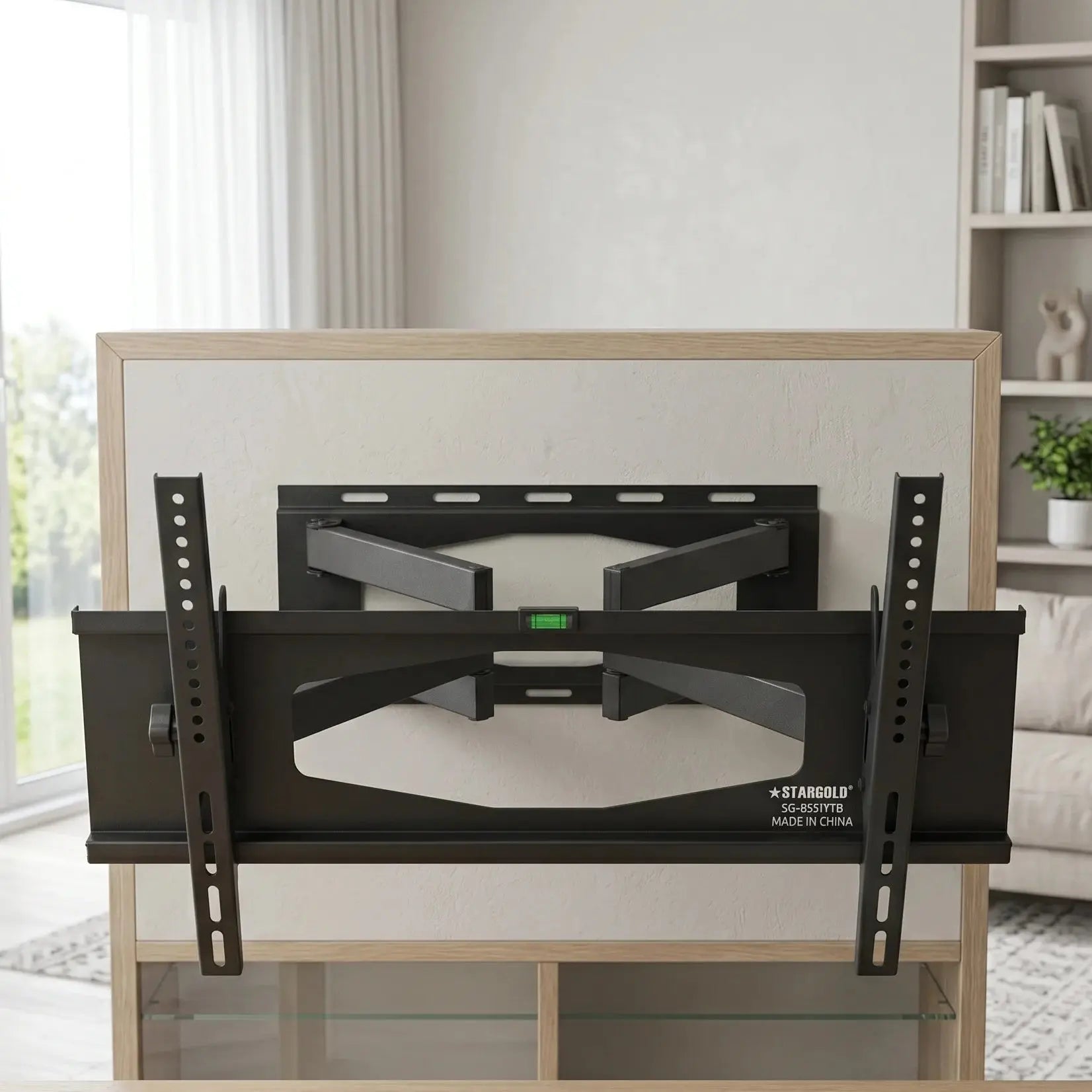 STARGOLD Heavy-Duty Full Motion Swivel TV Wall Mount Scrollcart Qatar 