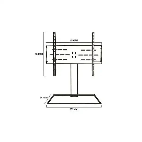 STARGOLD SG-804 Slim Fixed TV Wall Mount Bracket Scrollcart Qatar 