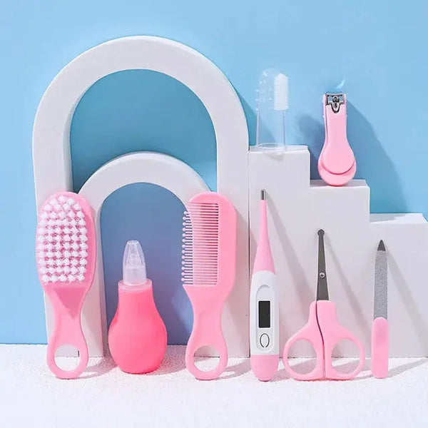 Baby Grooming Set - 8pcs Infant Child Healthcare Tools - Scrollcart Qatar