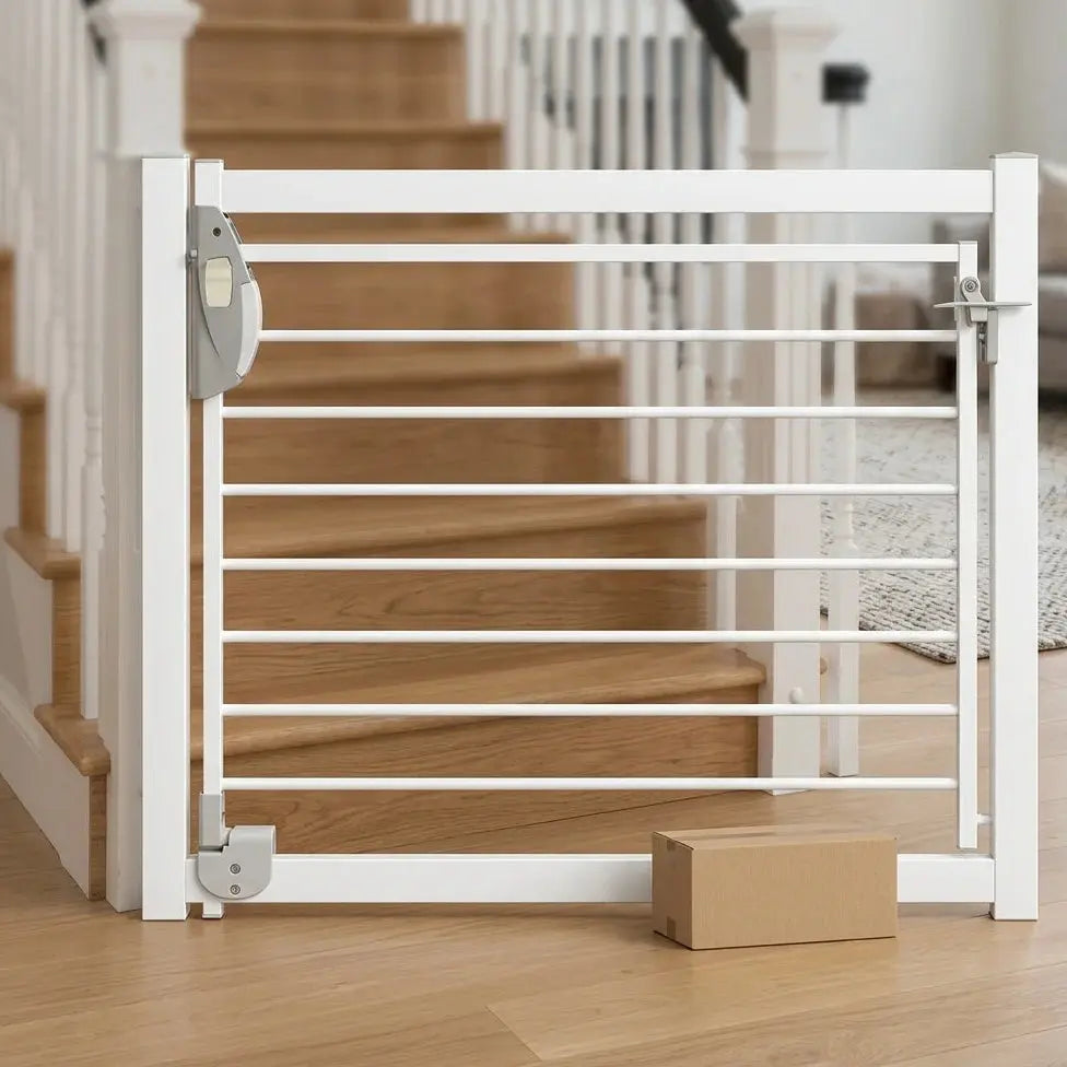 Safety Gate for Kids - Adjustable Lock Barrier Doha Qatar