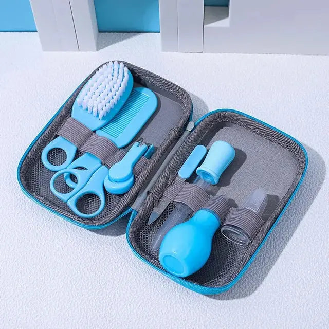 Baby Grooming Set - 8pcs Infant Child Healthcare Tools - Scrollcart Qatar